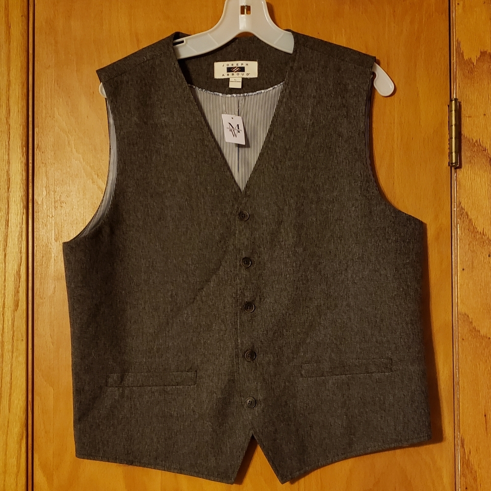 Brown Joseph Abboud Vest